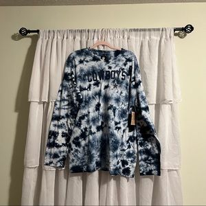 2XL Dallas Cowboys long sleeve tie-dye shirt